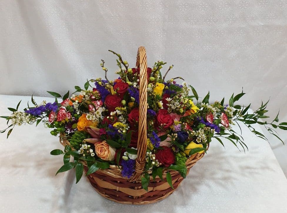 Blumenkorb "Rotkäppchen"