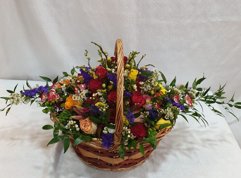 Blumenkorb "Rotkäppchen"